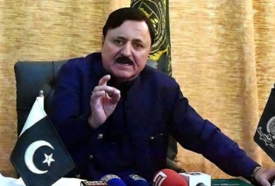 g b chief election commissioner cec raja shah baz khan photo courtesy radio pakistan