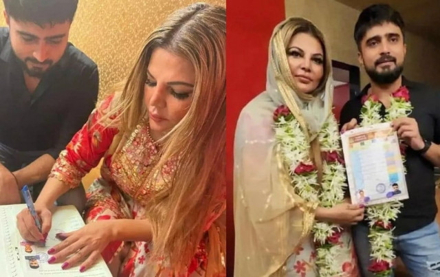 rakhi sawant ties the knot in a nikah ceremony with adil khan durrani