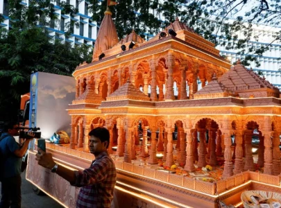 indian devotees splurge on jets gold idols as hindu temple opens
