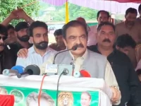 pml n leader rana sanaullah addresses a gathering in jhelum valley on saturday screengrab pml n leader rana sanaullah addresses a gathering in jhelum valley on saturday screengrab