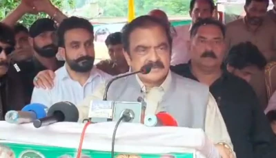 pml n leader rana sanaullah addresses a gathering in jhelum valley on saturday screengrab pml n leader rana sanaullah addresses a gathering in jhelum valley on saturday screengrab