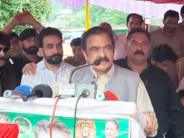 pml n leader rana sanaullah addresses a gathering in jhelum valley on saturday screengrab pml n leader rana sanaullah addresses a gathering in jhelum valley on saturday screengrab