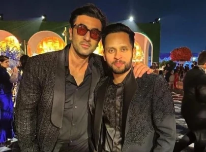 ranbir kapoor dons pakistani designer faraz manan s creation at ambani pre wedding bash ranbir kapoor dons pakistani designer faraz manan s creation at ambani pre wedding bash