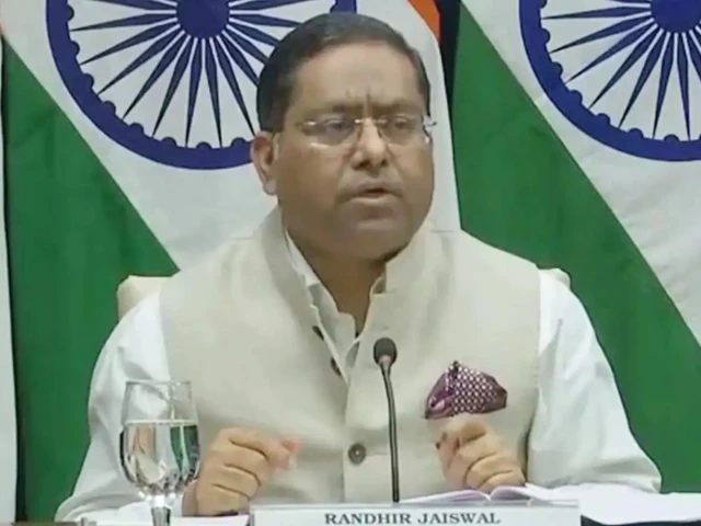 indian foreign ministry spokesperson randhir jaiswal photo screengrab indian foreign ministry spokesperson randhir jaiswal photo screengrab