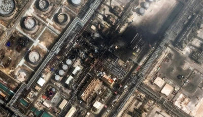 smoke rising in the ras tanura oil refinery in saudi arabia after a drone attack in ras tanura saudi arabia march 2 photo reuters