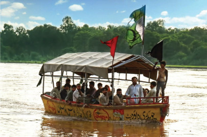 ravi water surge a boon for boaters ravi water surge a boon for boaters