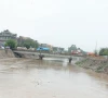 rain submerges low lying areas