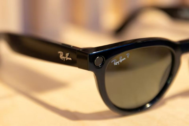 ray ban meta sunglasses are displayed at the meta connect annual event at the company s headquarters in menlo park california us september 24 2024 photo reuters ray ban meta sunglasses are displayed at the meta connect annual event at the company s headquarters in menlo park california us september 24 2024 photo reuters