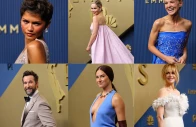 celebrities on the red carpet for the 2026 emmys photo screengrab from reuters