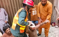 child killed four injured as under construction wall collapses in lahore