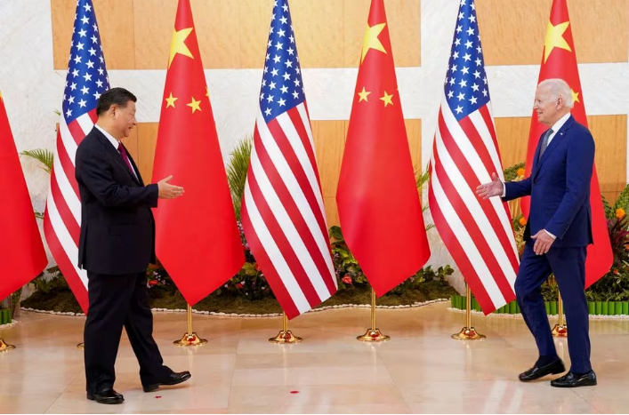 u s president joe biden meets with chinese president xi jinping on the sidelines of the g20 leaders summit in bali indonesia november 14 2022 reuters kevin lamarque acquire licensing rights