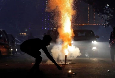 firecrackers flood pindi streets despite ban