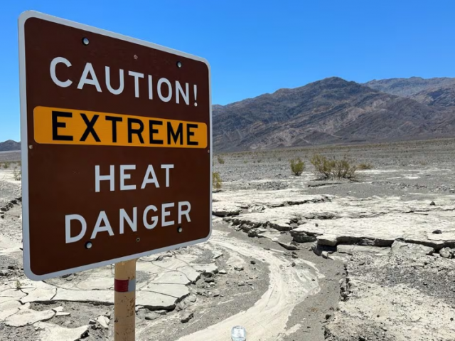 a view of sign board warning of extreme heat in death valley california u s july 15 2023 reuters jorge garcia acquire licensing rights a view of sign board warning of extreme heat in death valley california u s july 15 2023 reuters jorge garcia acquire licensing rights