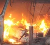 underground gas leak sets rickshaw ablaze underground gas leak sets rickshaw ablaze