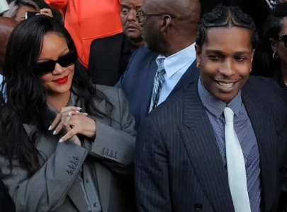 a ap rocky rushes into rihanna s arms after jury finds him not guilty in felony assault trial