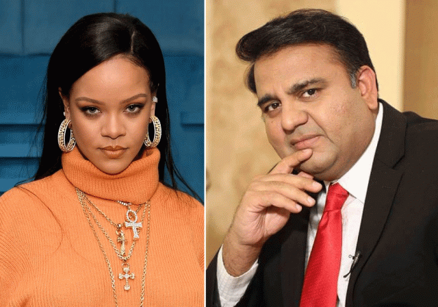 fawad chaudhry lauds rihanna over farmers protest tweet fawad chaudhry lauds rihanna over farmers protest tweet