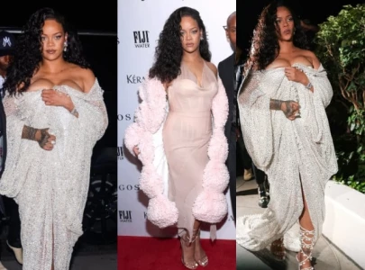 rihanna stuns in crystal mesh dress at nyfw ala a show rihanna stuns in crystal mesh dress at nyfw ala a show