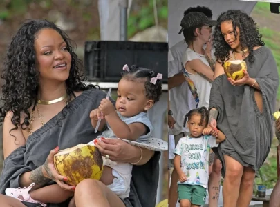 rihanna takes her children to barbados introducing them to her roots