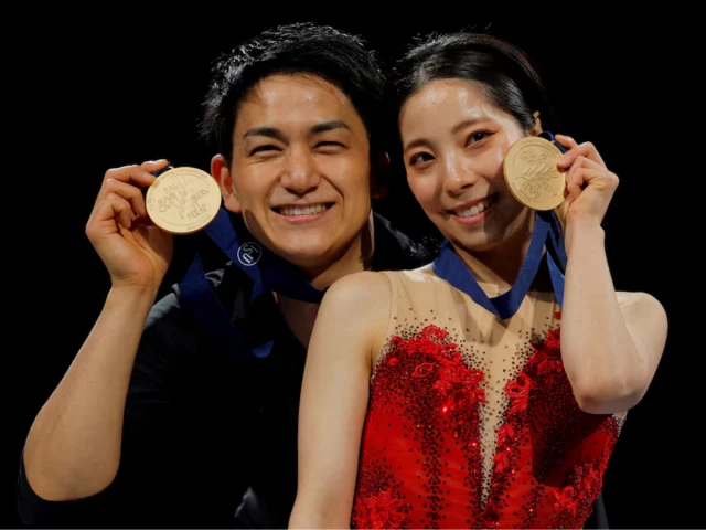 japanese olympic figure skating champions riku miura and ryuichi kihara photo reuters japanese olympic figure skating champions riku miura and ryuichi kihara photo reuters