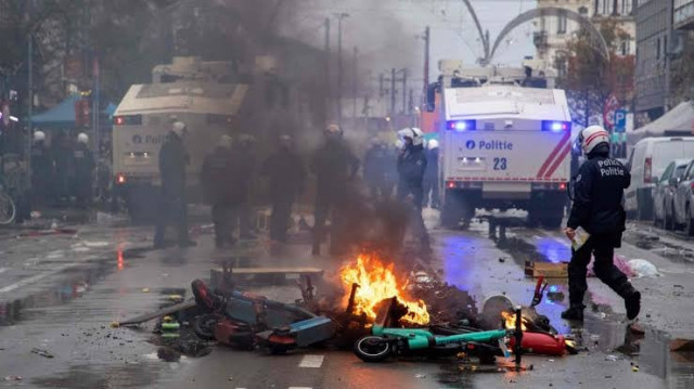 riots in brussels after belgium lose riots in brussels after belgium lose