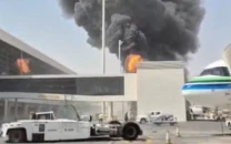 saudi led coalition says new attack at riyadh airport causes fire day after strike kills 12 saudi led coalition says new attack at riyadh airport causes fire day after strike kills 12