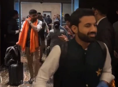 babar shaheen and rizwan react after warm welcome in india
