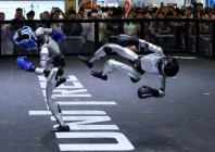 humanoid robots by unitree robotics demonstrate kickboxing during the 2026 world robot conference in beijing china august 19 2026 reuters tingshu wang humanoid robots by unitree robotics demonstrate kickboxing during the 2026 world robot conference in beijing china august 19 2026 reuters tingshu wang