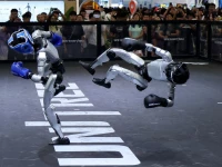 humanoid robots by unitree robotics demonstrate kickboxing during the 2026 world robot conference in beijing china august 19 2026 reuters tingshu wang