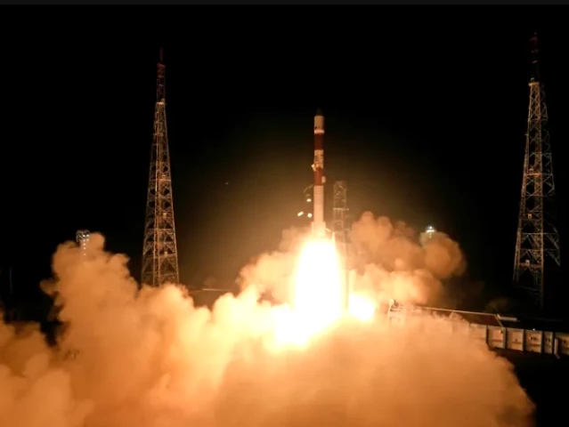 the launch of the pslv c60 rocket from the satish dhawan space centre in sriharikota india photo afp the launch of the pslv c60 rocket from the satish dhawan space centre in sriharikota india photo afp