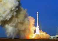 a lijian 1 y15 carrier rocket carrying five satellites blasts off from the dongfeng commercial space innovation pilot zone in northwest china on july 24 2026 photo xinhua