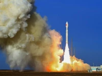 a lijian 1 y15 carrier rocket carrying five satellites blasts off from the dongfeng commercial space innovation pilot zone in northwest china on july 24 2026 photo xinhua