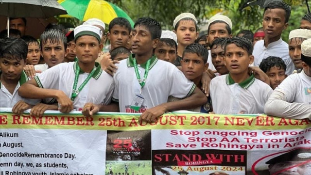 rohingya people are in demonstrations against atrocities in myanmar photo anadolu rohingya people are in demonstrations against atrocities in myanmar photo anadolu