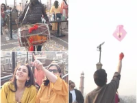 revellers enjoy the basant by flying kites amid drum beats and wearing yellow dresses in the provincial capital photos zahoor ahmed express