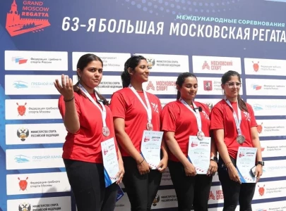 pakistan girls win silver medal at moscow regatta
