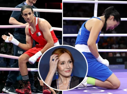 jk rowling condemns trans boxer bullying angela carini at olympics