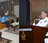 admiral naveed ashraf addressing at the paf air war college institute in karachi on june 30 photo radio pakistan