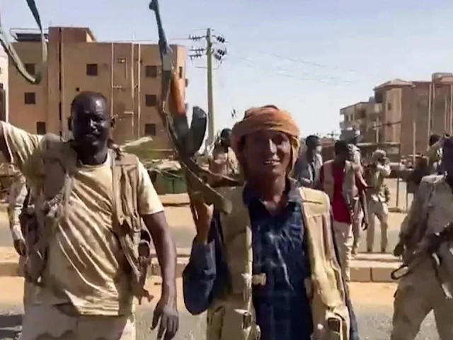 rsf fighters in the capital khartoum after clashes with the sudanese armed forces erupted in april last year more than 8 million civilians have fled since then photo afp rsf fighters in the capital khartoum after clashes with the sudanese armed forces erupted in april last year more than 8 million civilians have fled since then photo afp