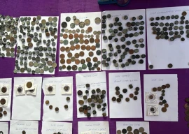 monsoon floods uncover ancient coins artifacts in dg khan monsoon floods uncover ancient coins artifacts in dg khan