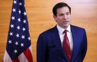 us secretary of state marco rubio speaks to reporters in a departure lounge before returning to washington following meetings with caribbean community caricom leaders at robert l bradshaw international airport in basseterre saint kitts and nevis on february 25 2026 photo afp