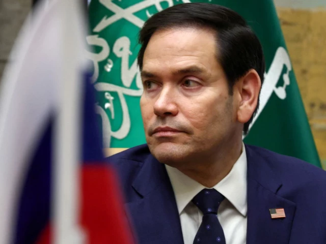 us secretary of state marco rubio attends an interview after meeting with russian officials in riyadh saudi arabia on february 18 photo reuters us secretary of state marco rubio attends an interview after meeting with russian officials in riyadh saudi arabia on february 18 photo reuters