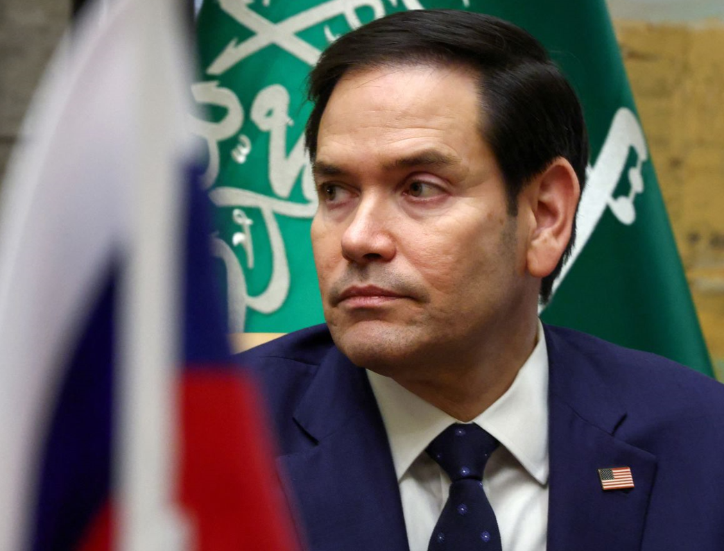 us secretary of state marco rubio attends an interview after meeting with russian officials in riyadh saudi arabia on february 18 photo reuters