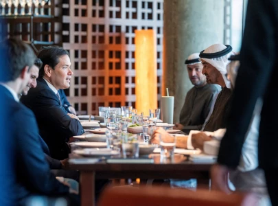rubio commits to uae security discusses iran us deal with emirati leader