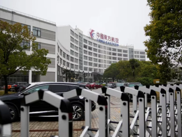 the logo of china eastern airlines is pictured at china eastern airlines headquarters in shanghai china march 21 2023 photo reuters the logo of china eastern airlines is pictured at china eastern airlines headquarters in shanghai china march 21 2023 photo reuters
