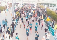 on a chilly sunday morning in karachi people step up for a marathon organised by the special olympics pakistan to support special athletes photo express