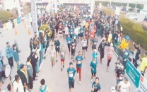 hundreds run to support special athletes hundreds run to support special athletes
