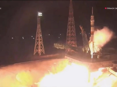 russia launches capsule to international space station to rescue crew of three russia launches capsule to international space station to rescue crew of three