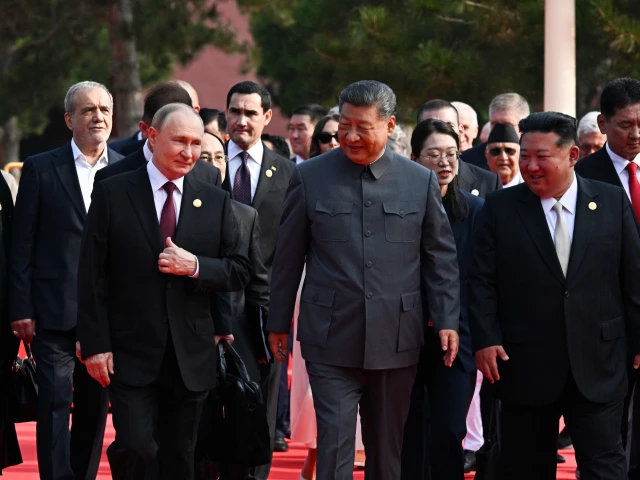 in this pool photograph distributed by the russian state agency sputnik l r russia s president vladimir putin walks with china s president xi jinping and north korea s leader kim jong un before a military parade marking the 80th anniversary of victory over japan and the end of world war ii in beijing s tiananmen square on september 3 2025 photo afp in this pool photograph distributed by the russian state agency sputnik l r russia s president vladimir putin walks with china s president xi jinping and north korea s leader kim jong un before a military parade marking the 80th anniversary of victory over japan and the end of world war ii in beijing s tiananmen square on september 3 2025 photo afp