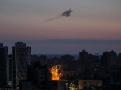 russia unleashes largest drone attack on kyiv ahead of city s founding anniversary