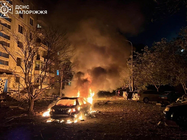 president volodymyr zelensky said the overnight attack saw over 50 missiles and about 500 attack drones fired at his country photo afp