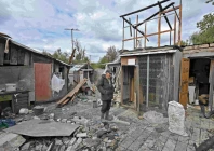 local resident nikolay looks around his house which was destroyed in what local russian installed officials called an overnight ukrainian drone attack in donetsk photo afp local resident nikolay looks around his house which was destroyed in what local russian installed officials called an overnight ukrainian drone attack in donetsk photo afp